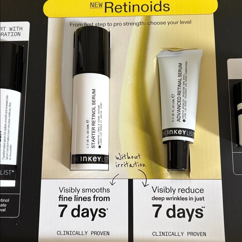 Inkey List Retinoid Skincare Set - Black and White